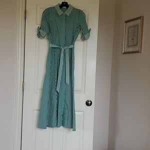CALVIN KLEIN BUTTON UP DRESS